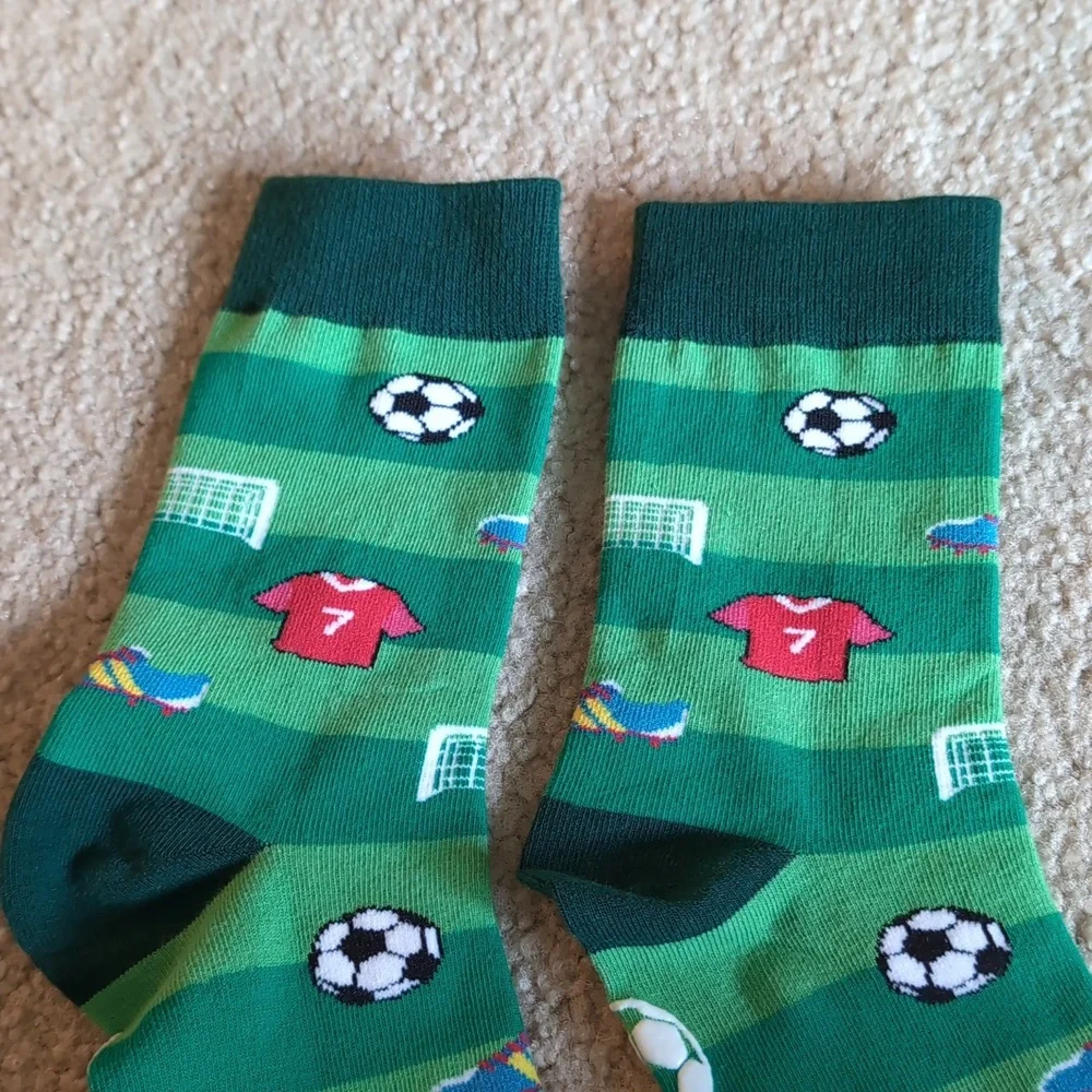 Soccer socks, toddler size, new without tags